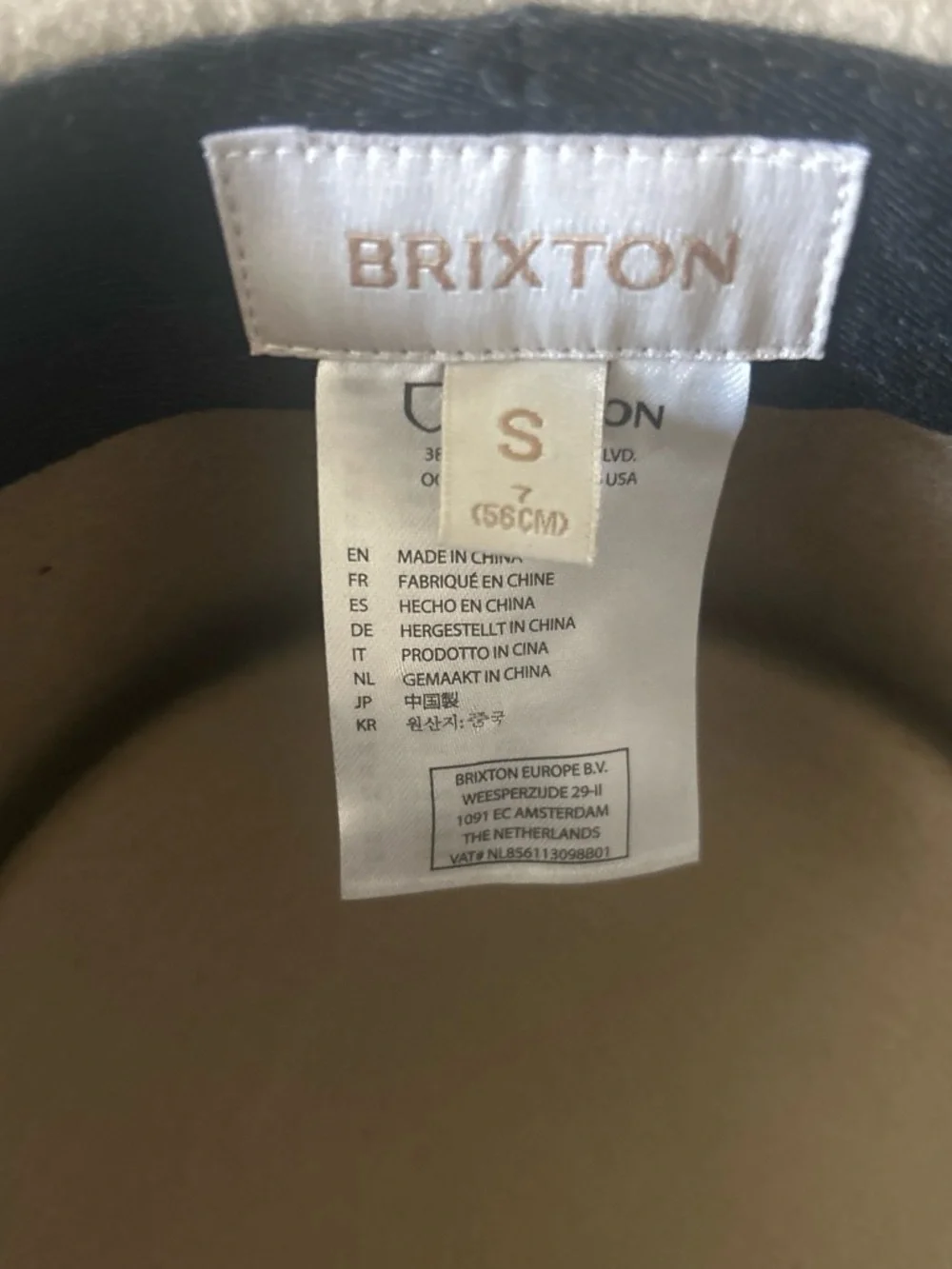 Brixton Tan Wool Felt Rancher Hat